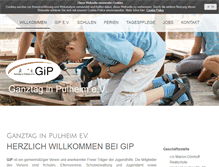 Tablet Screenshot of ganztaginpulheim.de